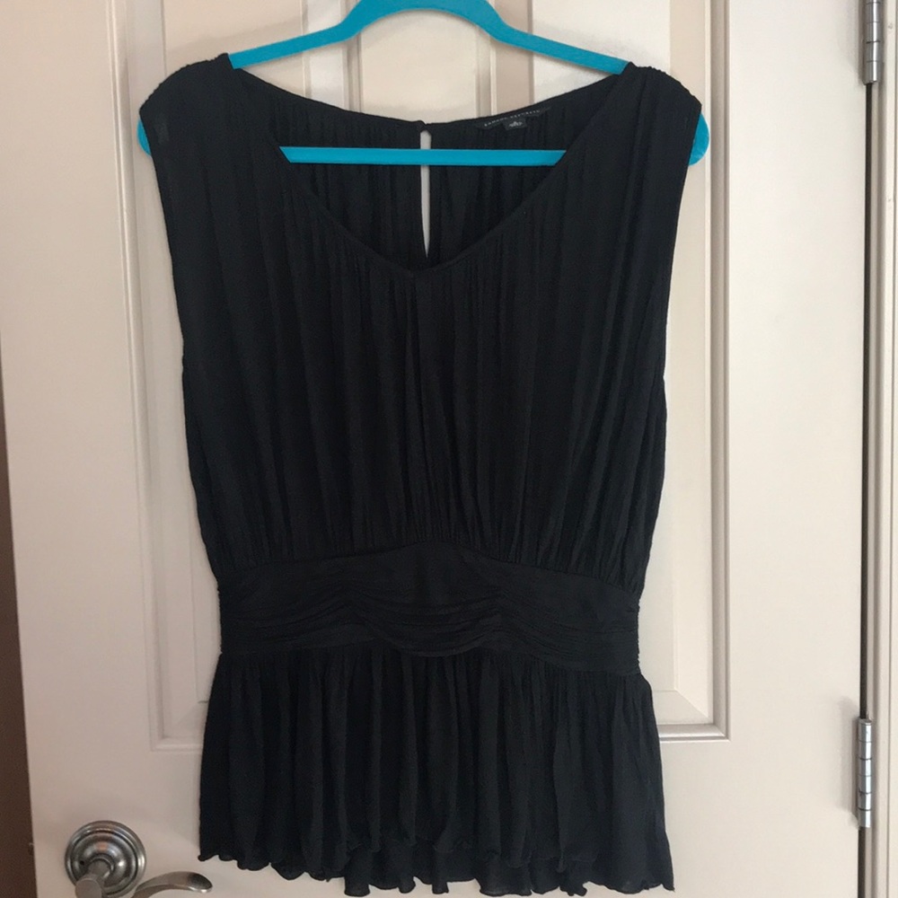 Banana Republic Sz Sm Sleeveless Black Top